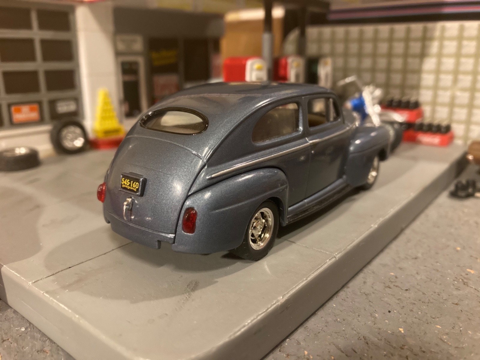 Custom 1 of a Kind 1941 Hot Rod Ford Two Door Sedan, 1/43 Scale, in Original Box