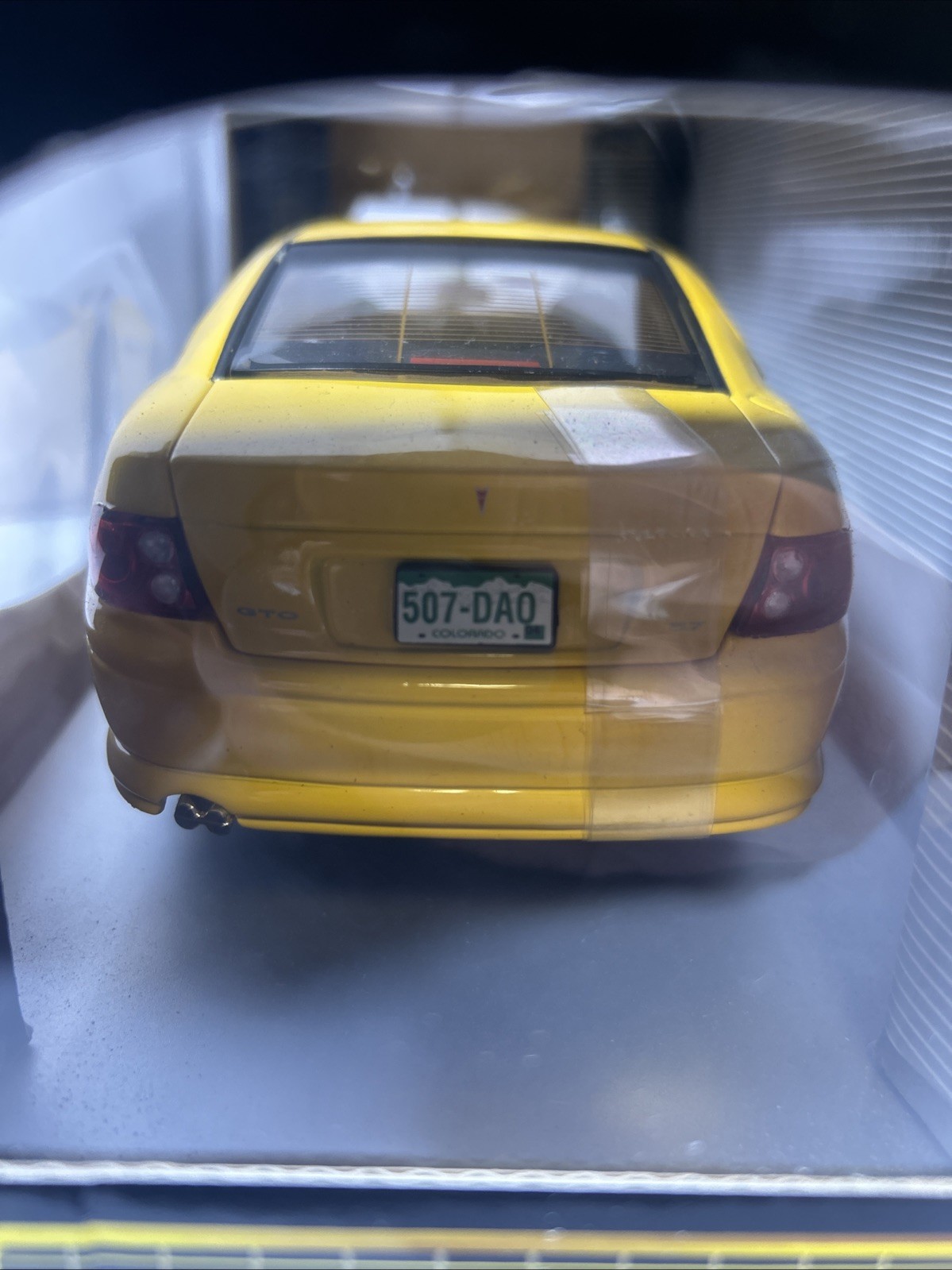 American Muscle Toys R Us Exclusive 2004 Pontiac GTO Street Machine Yellow ETRL