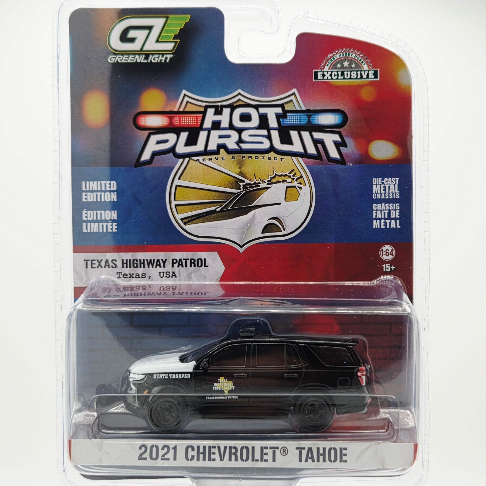 GreenLight ’21 Chevrolet Tahoe “Texas Highway Patrol” – 1:64 (Hobby Exclusive)