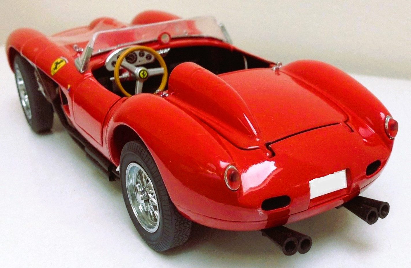 Ferrari Race Car Custom Built Model1 24Hot Rod12Metal Diecast Model18