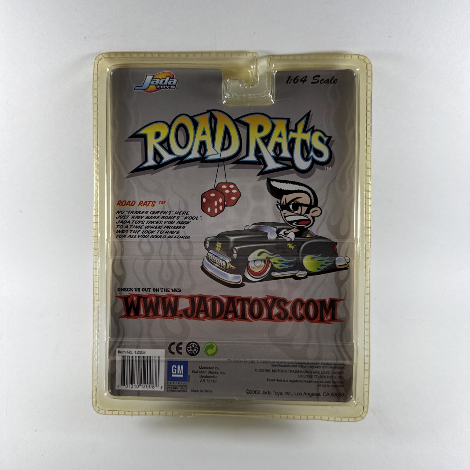 Jada Toys Road Rats ‘59 Cadillac Rubber Tires 1/64 Scale Diecast I23
