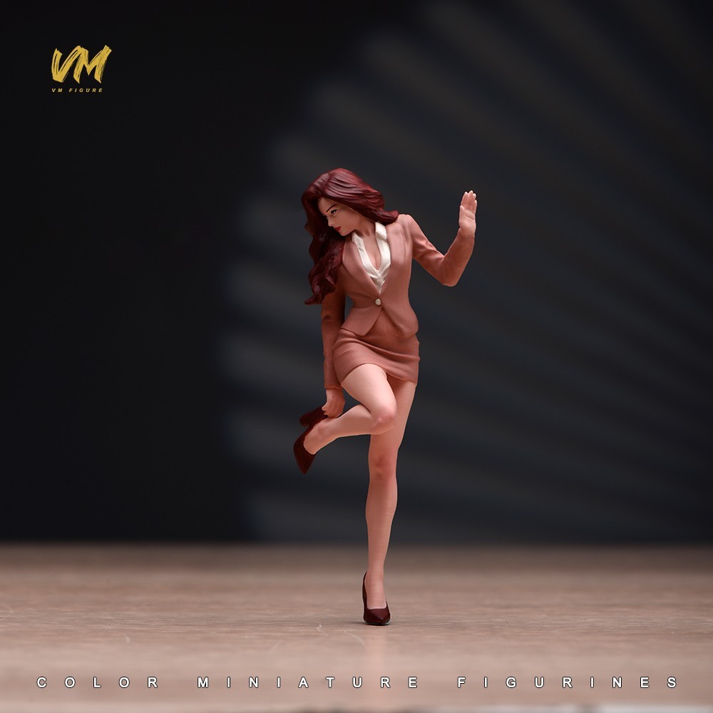 1/18 1/43 1/64 1/87 Miniatures High Heels Beauty Scene Props Figure For Car