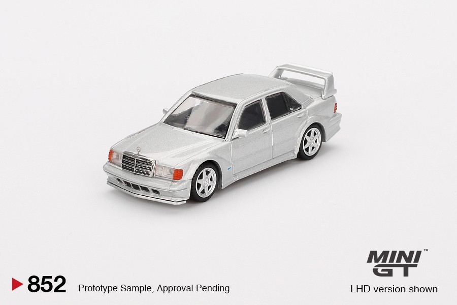 Mini GT 1:64 Mercedes-Benz 190E 2.5-16 Evolution II – Astral Silver #852