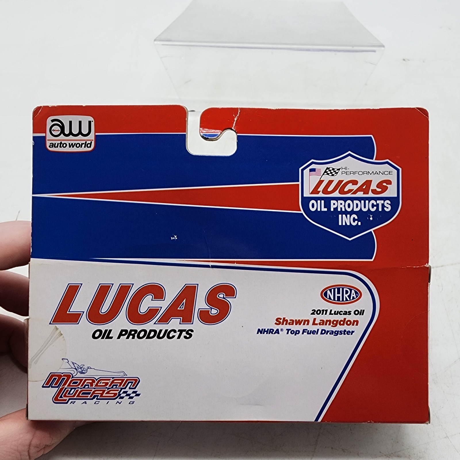 UH AutoWorld 2011 Shawn Langdon NHRA Top Fuel Dragster Lucas Oil 1:64 Sealed