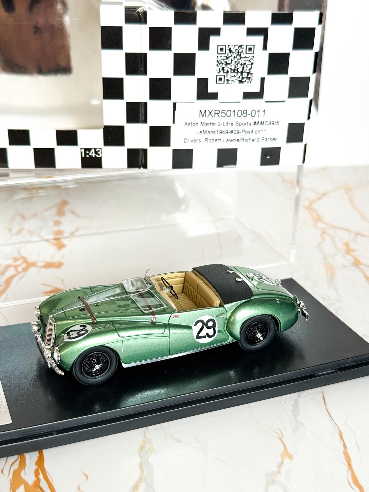 Matrix 1:43 Aston Martin 2-Litre Sports Le Mans 1949 #29 Resin MXR50108-011