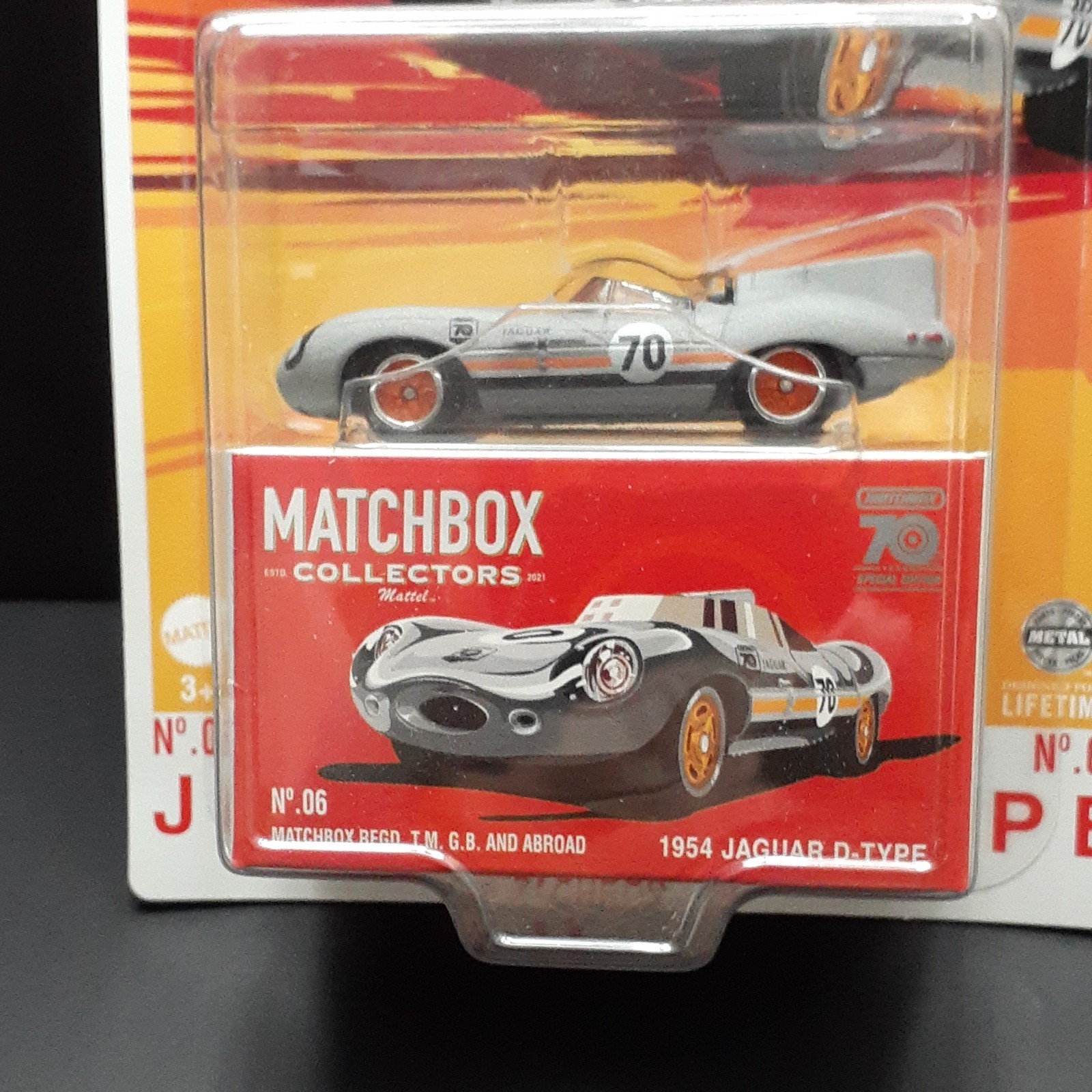 Matchbox Collectors 70 Years 1954 Jaguar D-Type 1:64 Diecast GBJ48 Unopened