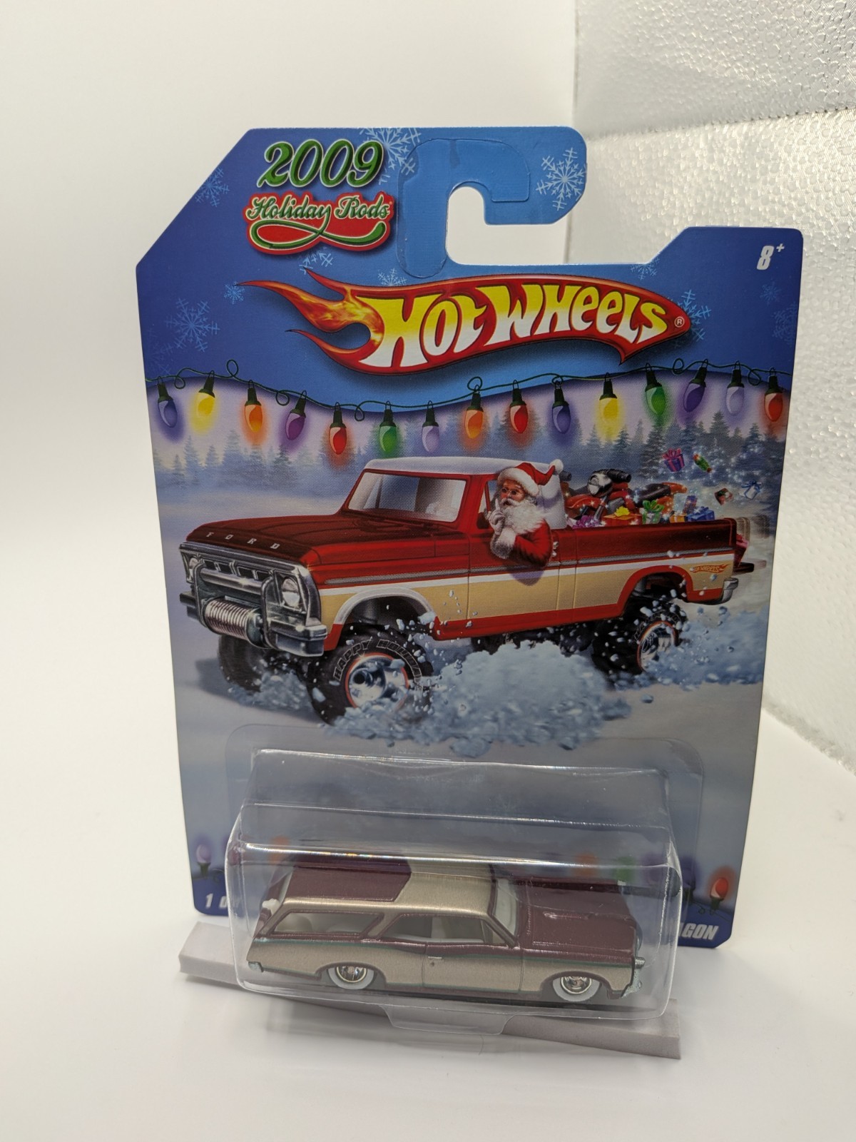 Hot Wheels 2009 Holiday Rods Custom ’66 GTO Wagon X2 In Protector
