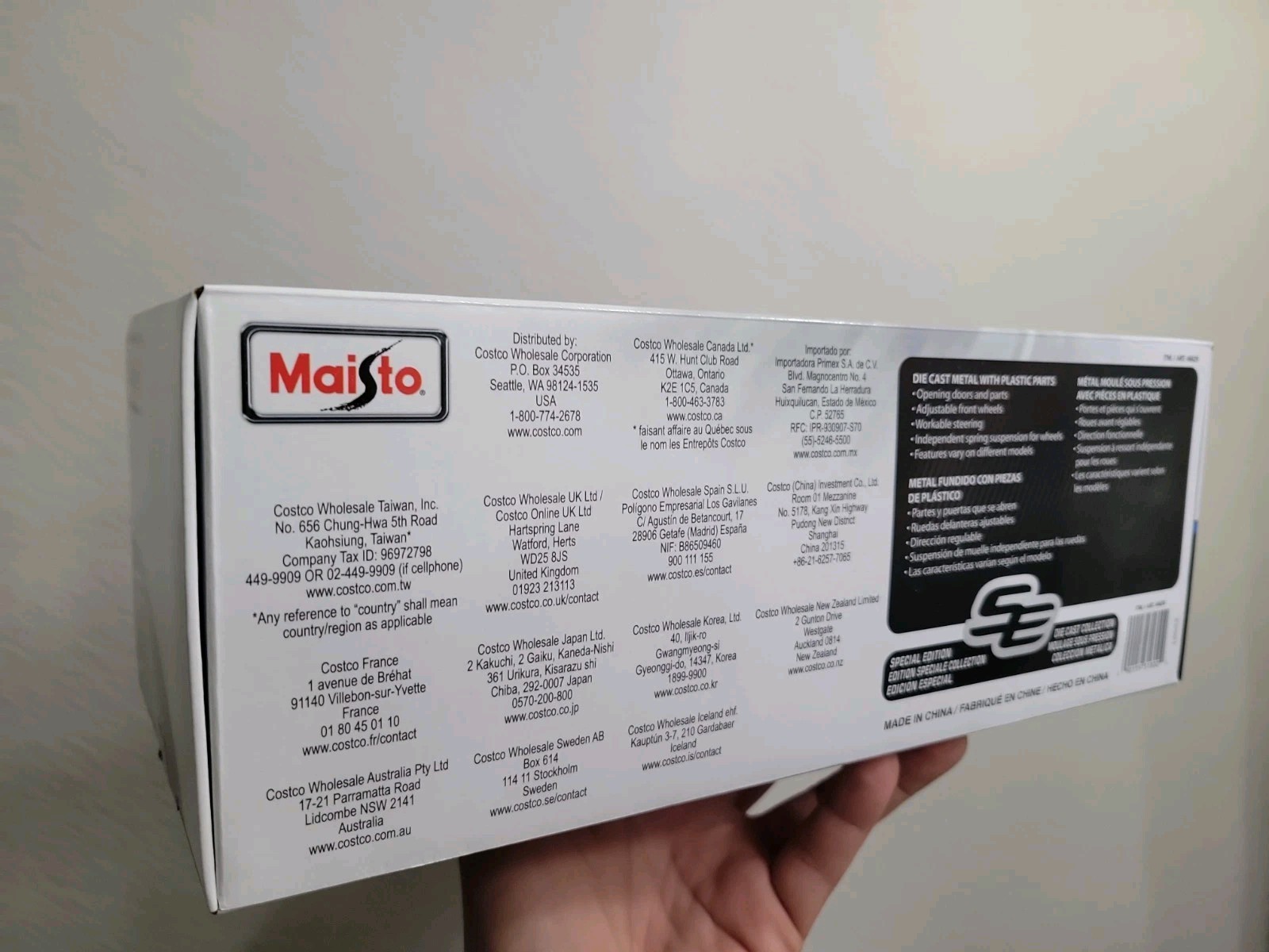 Maisto 1:18 1974 Chevrolet C10 Cheyenne Super Pickup Truck Blue Black Stripe New