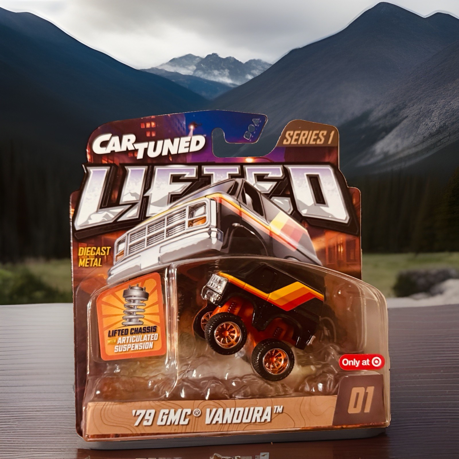 CarTuned Lifted Series 1 ’79 GMC Vandura #01 Target Exclusive Diecast NIP!