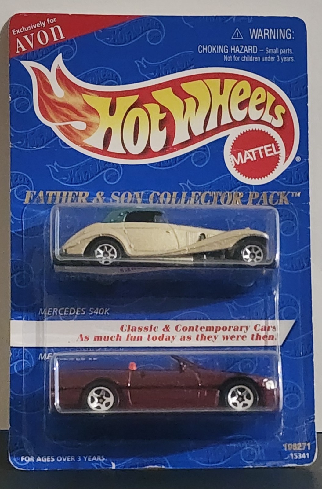 SALE, Hot Wheels, Mercedes SL & Mercedes-540K, AVOn Collector Pack