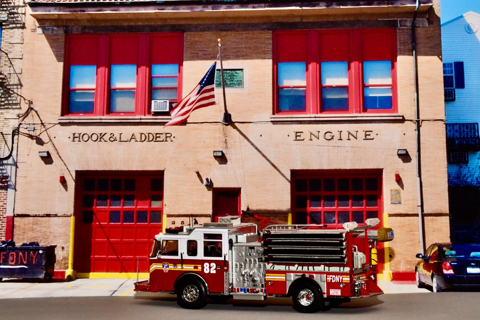 Code 3 FDNY KME / Pierce Engine 82 ***Custom Built***