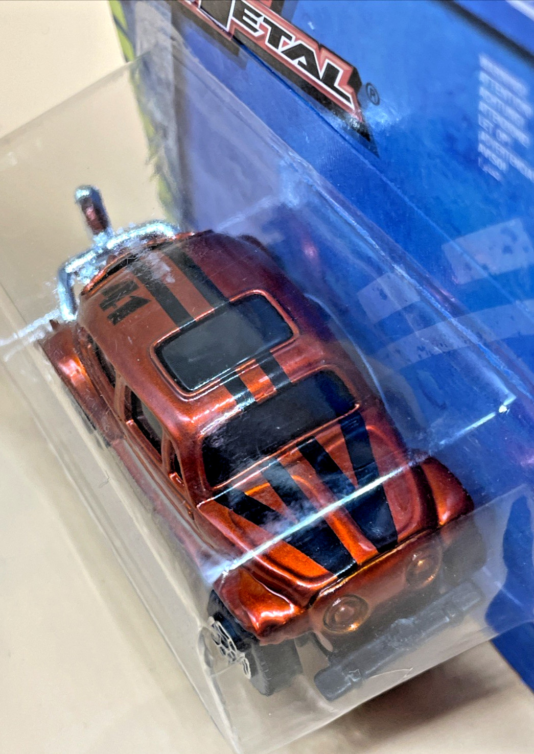 Maisto Fresh Metal VW Beetle Baja Bug Burnt Orange Diecast Sealed Carded