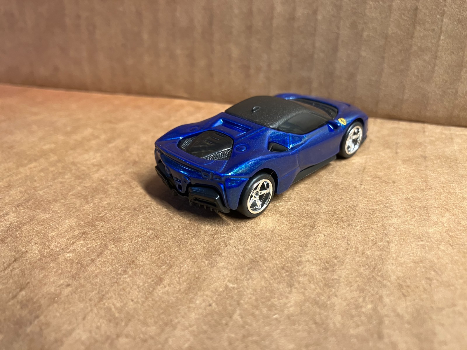 “CUSTOM” 2026 Hot Wheels FERRARI SF90 STADALE (NEW BLUE VERSION) w/ Real Riders