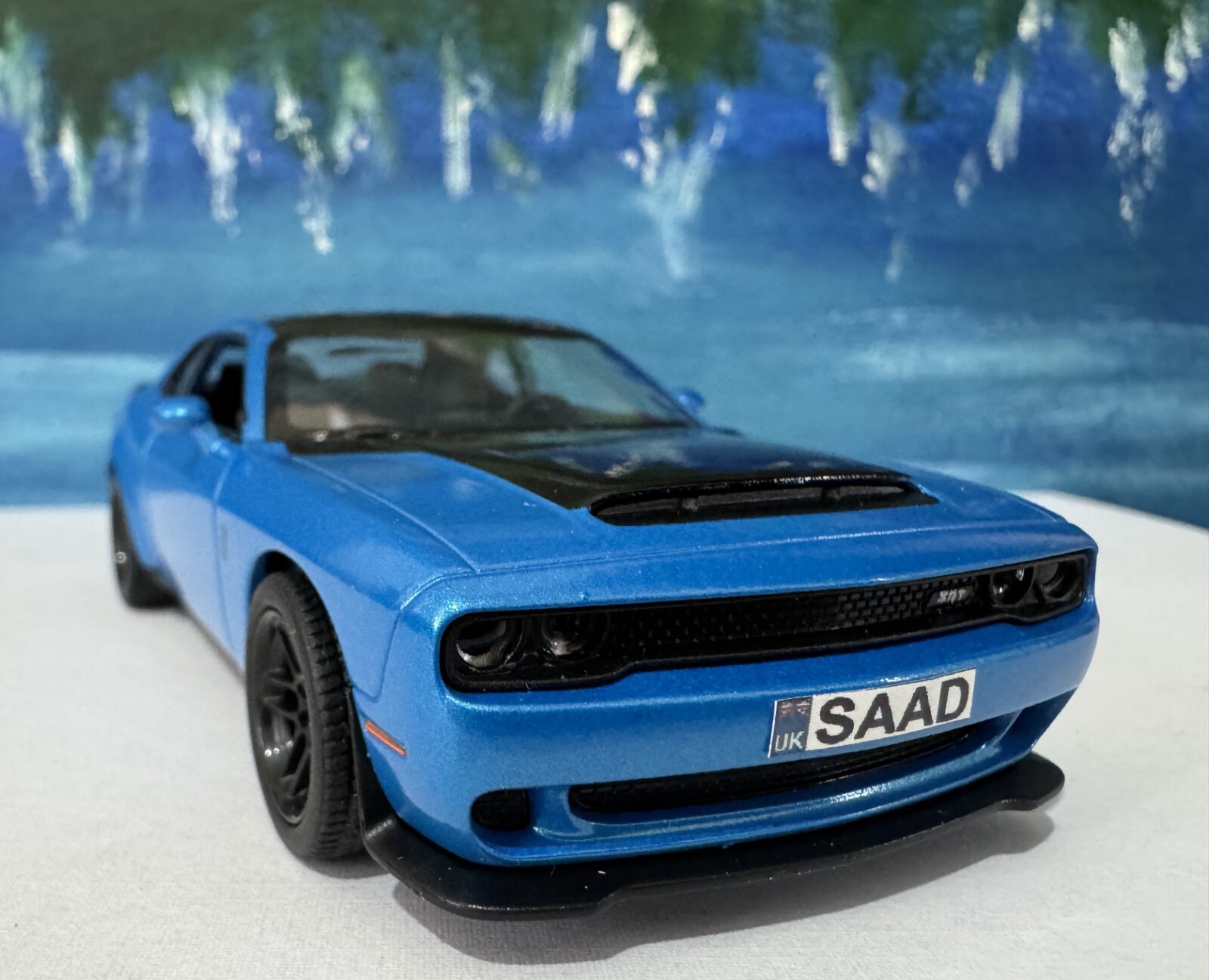 Dodge Challenger SRT Demon 170 Any Name Plate – 1:40 boy Toy Car Gift w/Sleeve