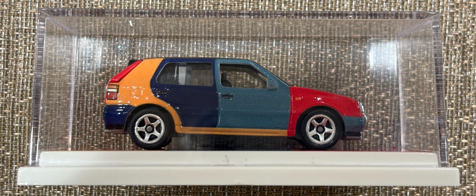 2024 Matchbox Mattel Creations Harlequin 1995 Volkswagen Golf MK3,Factory Sealed