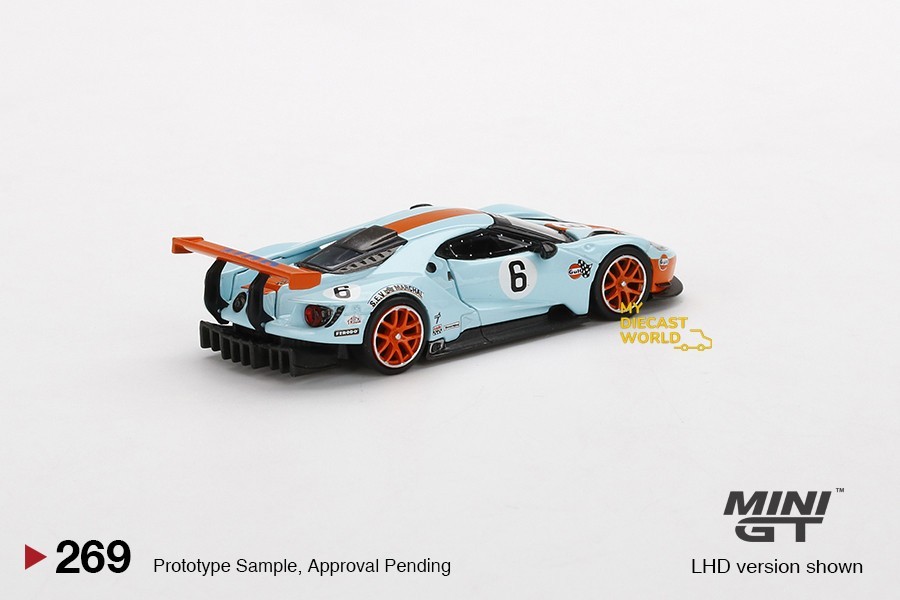 1/64 Mini GT #269 Ford GT GTLM Gulf Racing Limited Edition MGT00269