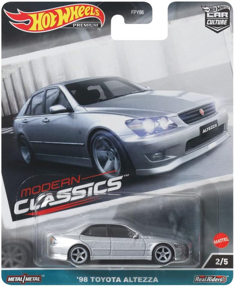 Hot Wheels HKC66 Car Culture Modern Classics – ’98 Toyota Altezza [3 Years Old a