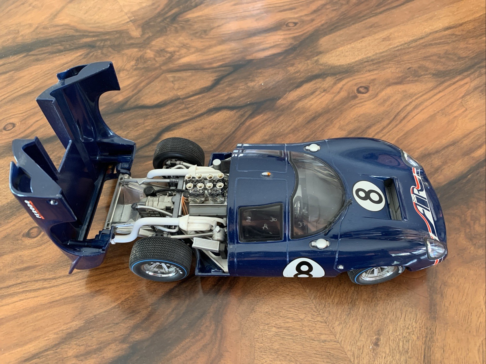 GMP 1969 Daytona Air T70 Lola Coupe #8 Leslie/Motschenbacher 1:18 – 1 of 1500