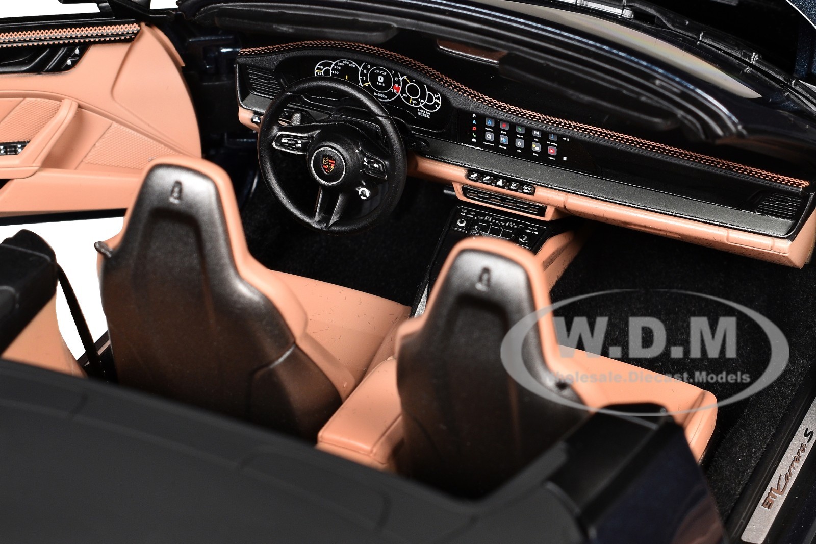 2024 PORSCHE 911 CARRERA S CABRIOLET YACHTING BLUE 1/18 DIECAST BY NOREV 187180