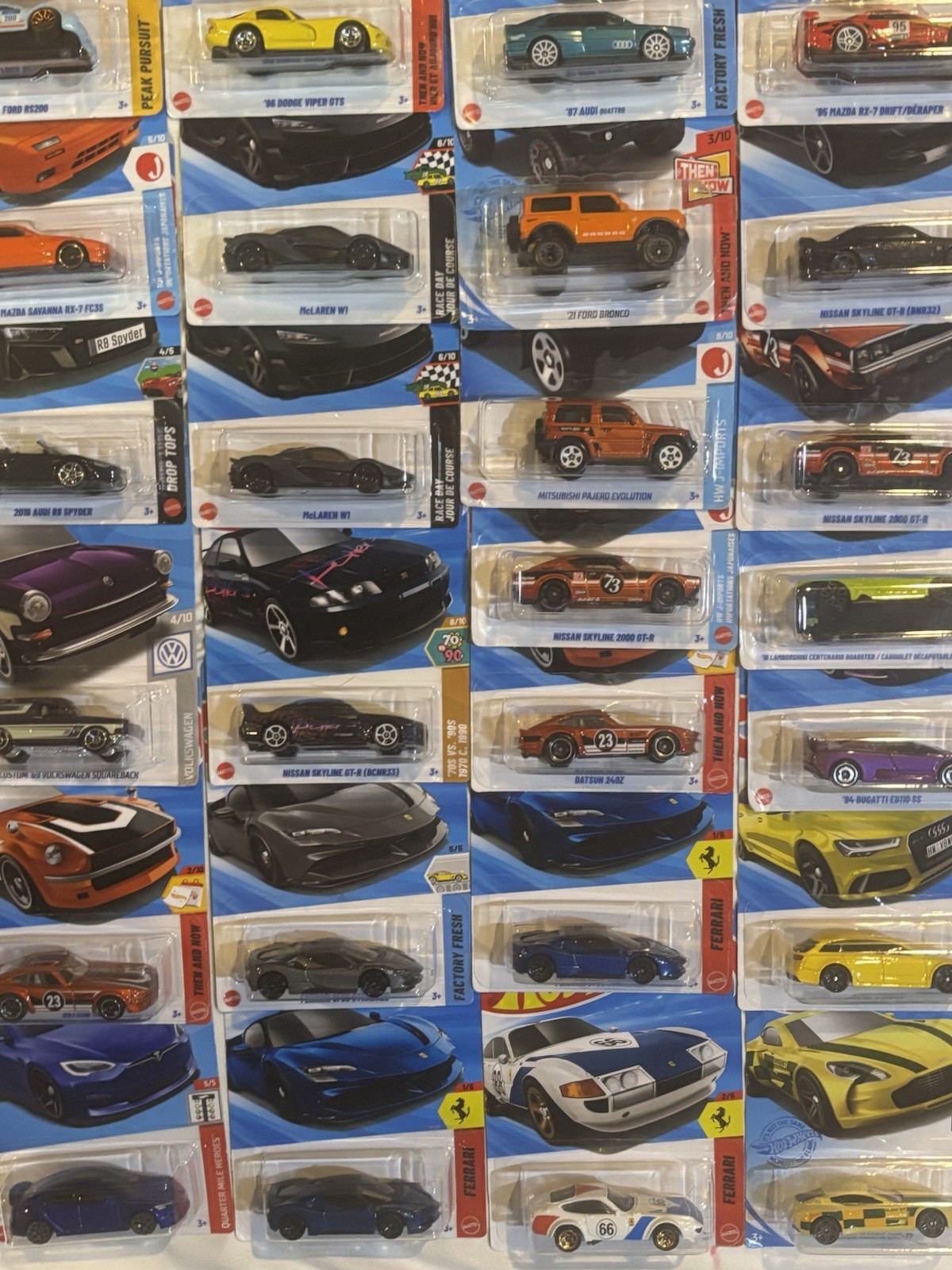 Huge Lot Of 160 Hot Wheels JDM Cars And Luxury Cars Nissan Honda Toyota Ferrari