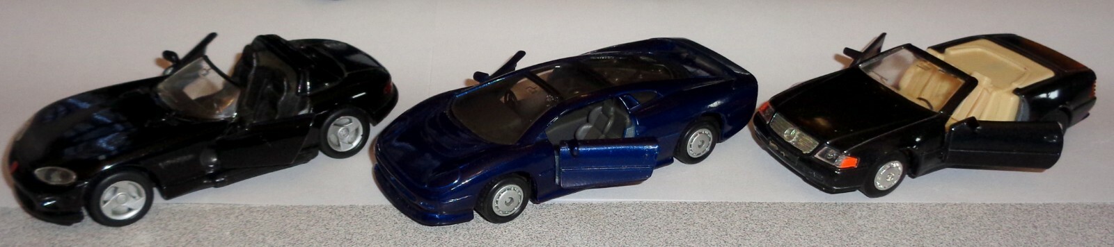3-Different Maisto Friction Driven Pull Back Action Diecast Pre-Owned