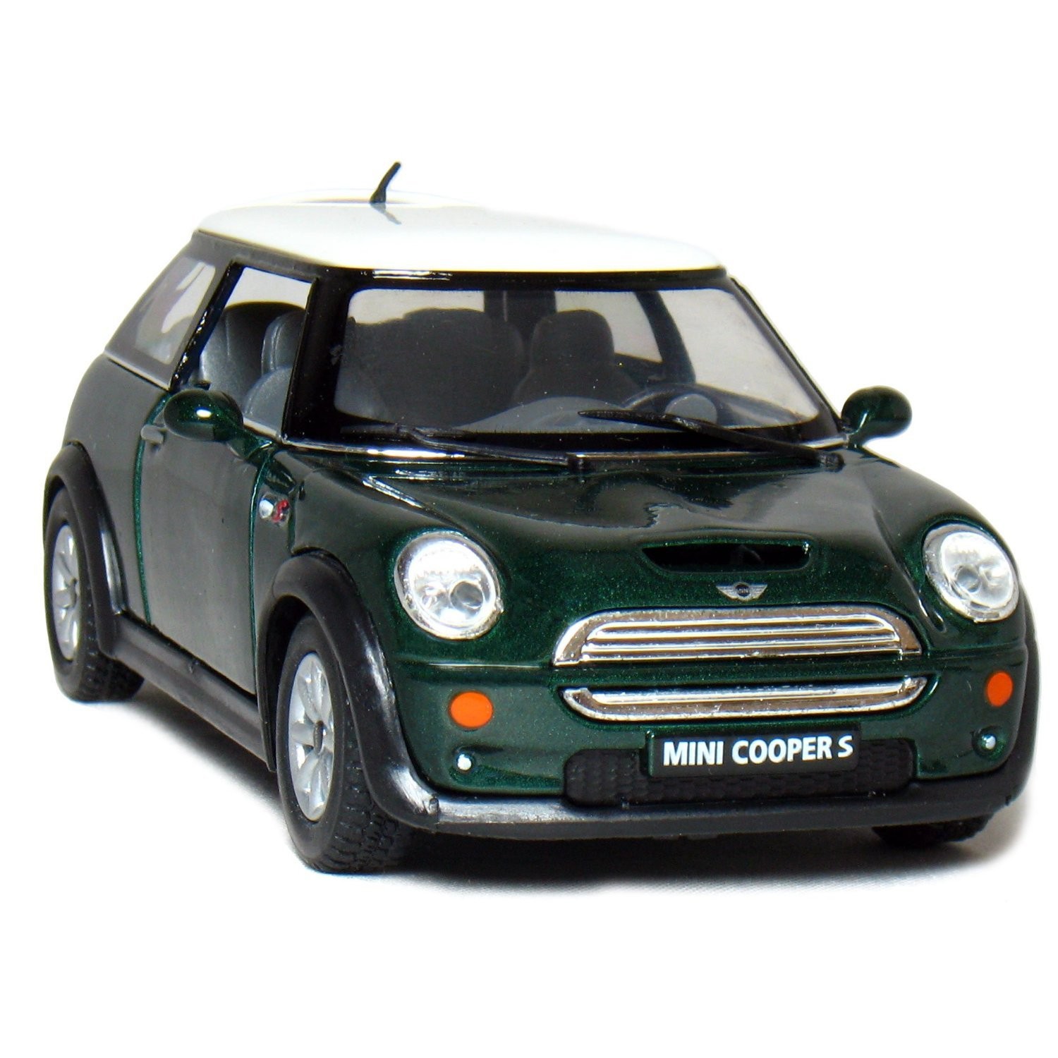 – Mini Cooper S 5″ 1:28 Scale Die Cast Metal Model Toy Car (Green)