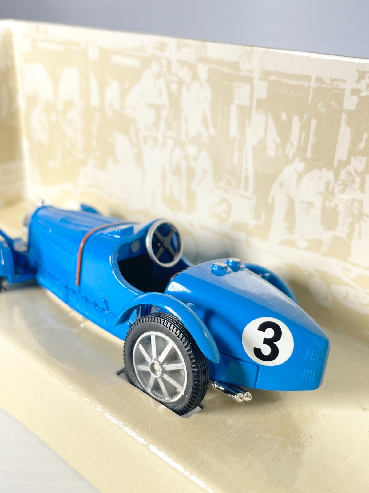 Corgi Bugatti Type 35 Racing Car 00202 1:36 Legends Of Speed Number 3 Boxed.