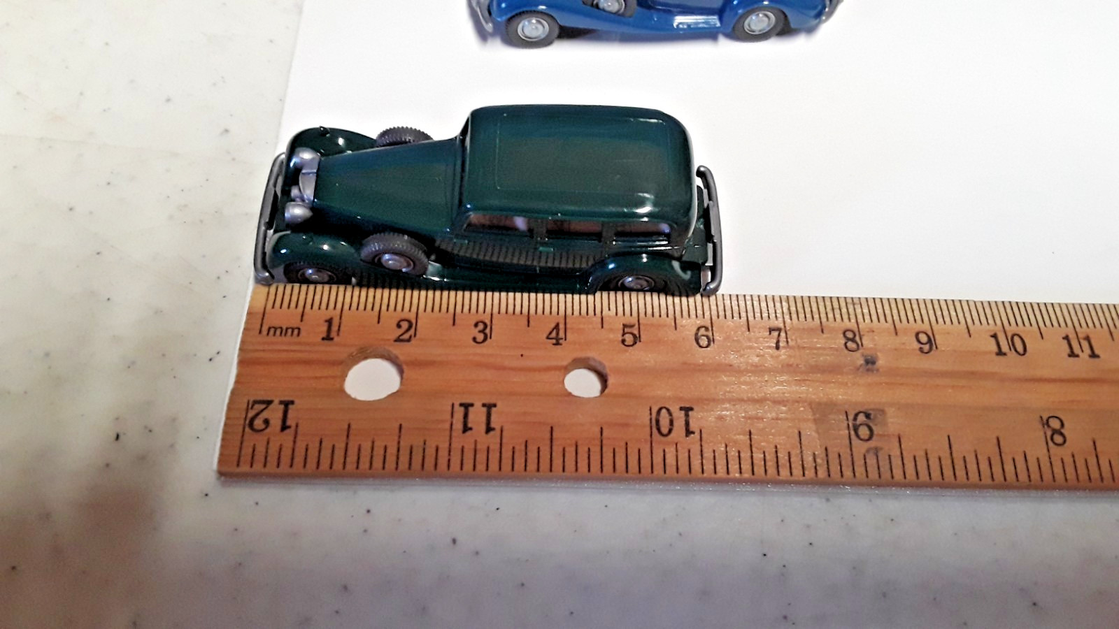 Wiking 1:87/HO Scale HORCH 850 Green & Mercedes 540 K Convertible Blue (Lot 8