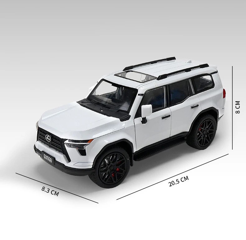 1:24 Lexus GX550 2026 SUV Alloy Luxy Car Model Diecasts Off-road Vehicles Car