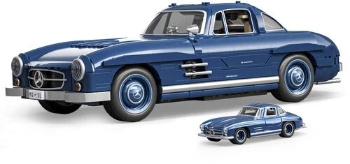 Mattel Brick Shop Hot Wheels Premium Series Building Set Mercedes-Benz 300 SL