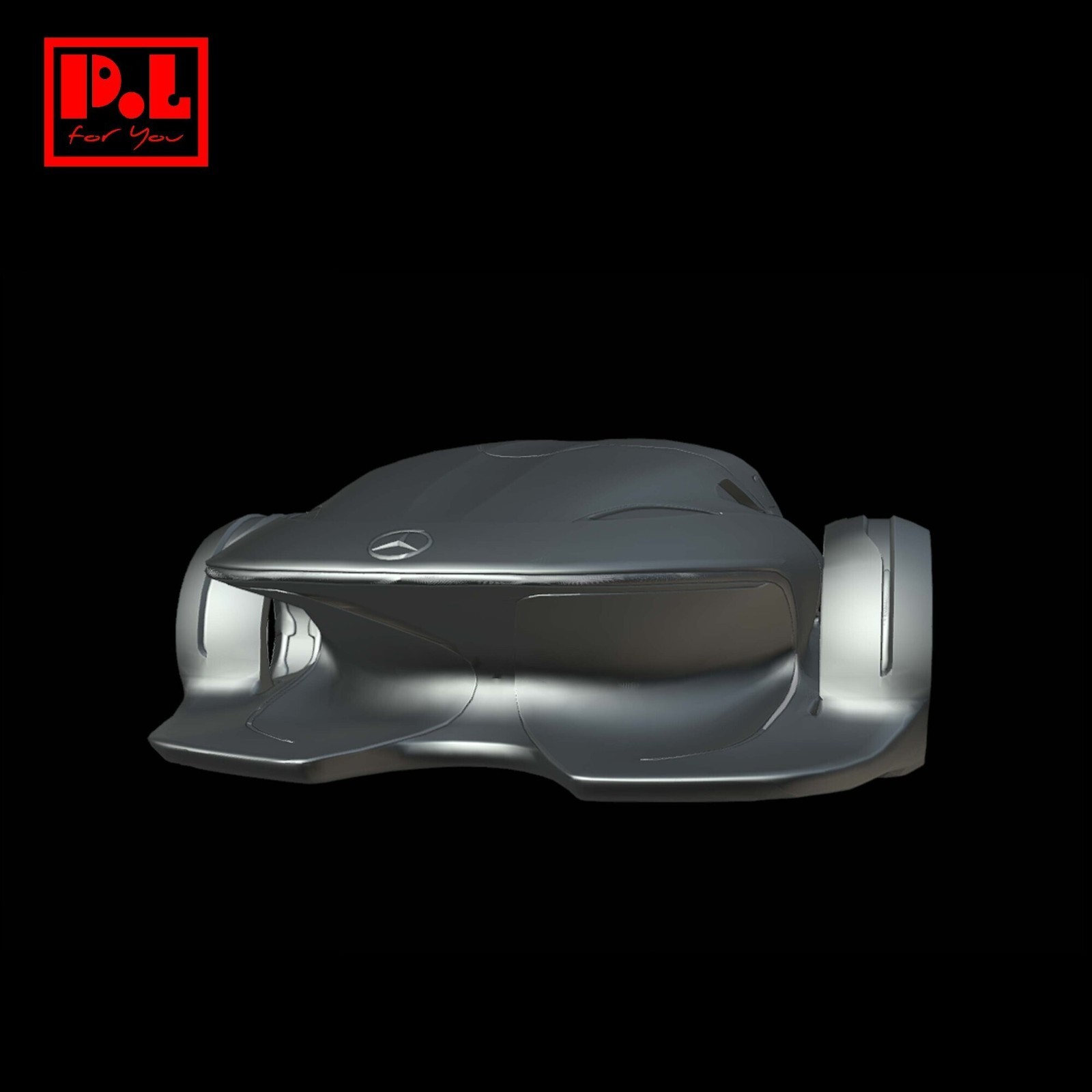 Mercedes-Benz Silver Arrow Concept Silver Lightning (2011) – 1/87 64 43 32 24 18