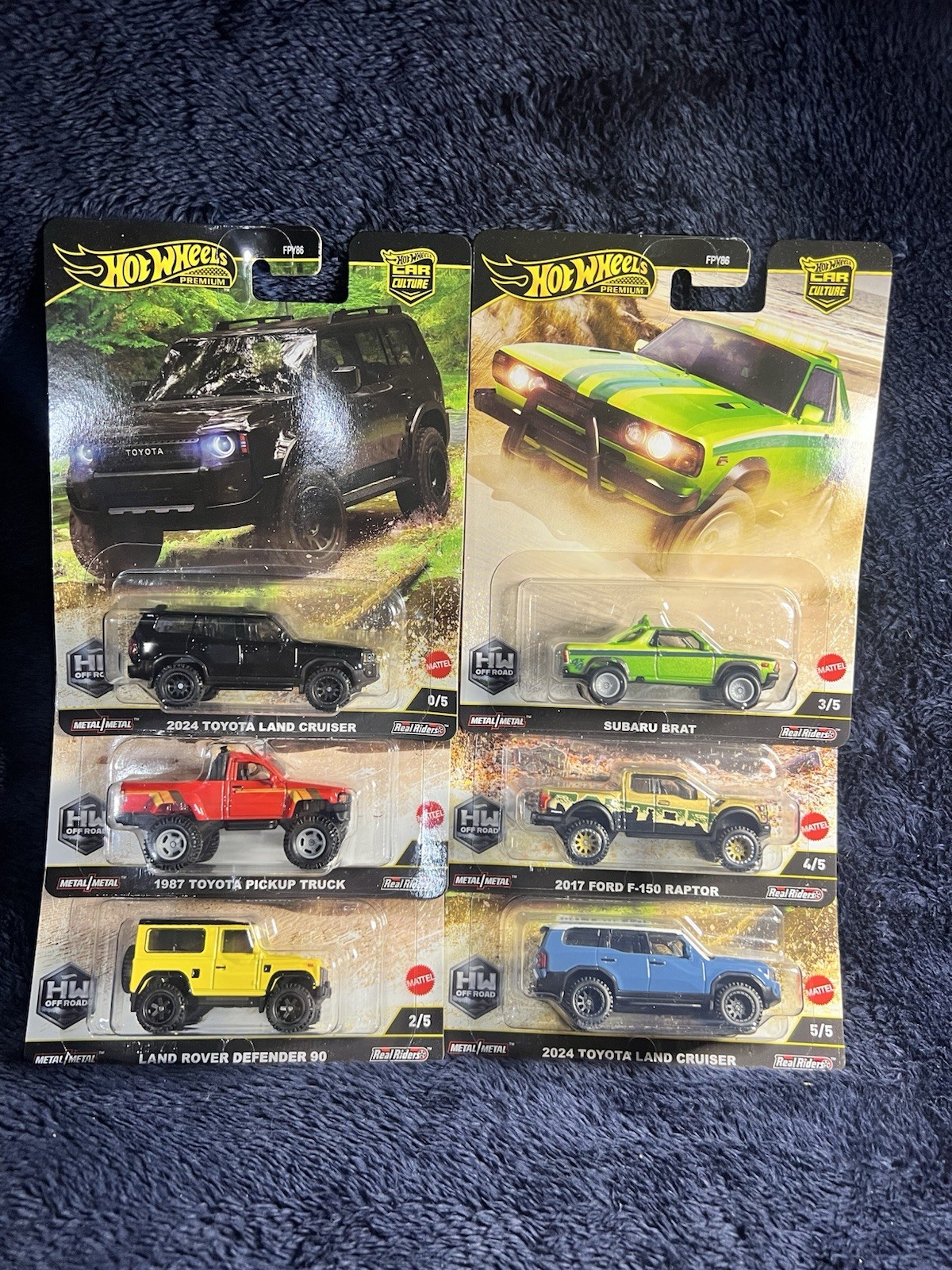 Hot Wheels CHASE Off Road 2025 Complete Set of 6 (0-5)