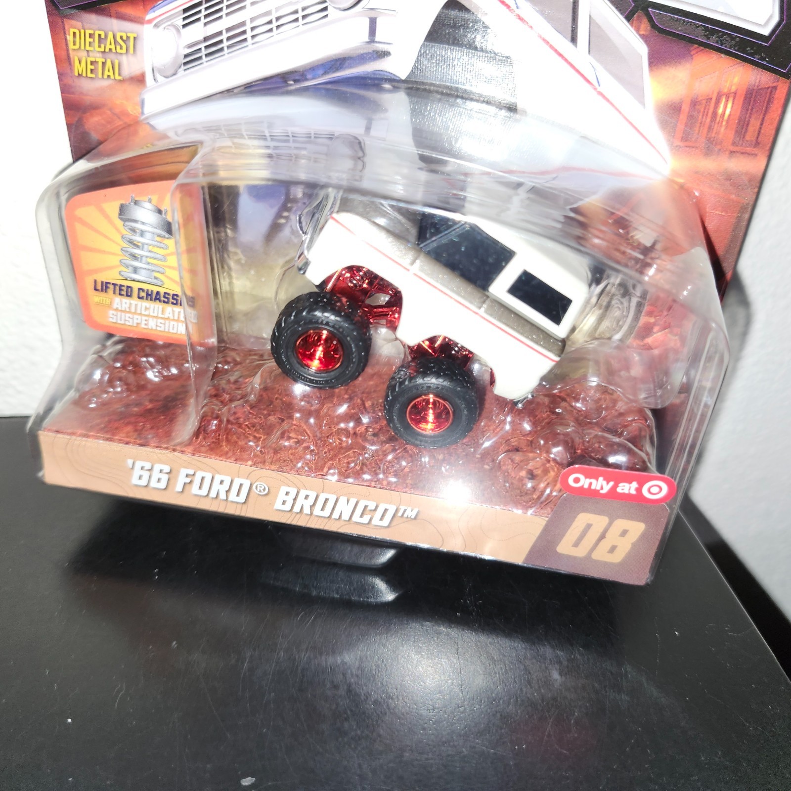 2026 Car Tuned Lifted 66 Ford Bronco RED BOTTOM RB Chase – Target Exclusive