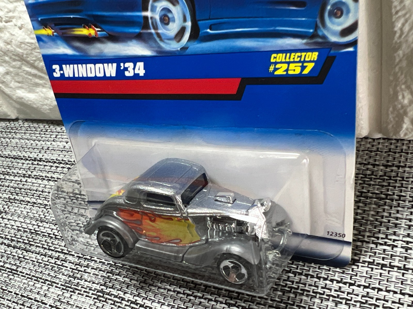 Hot Wheels 3-Window ’34 Collector #257 Silver