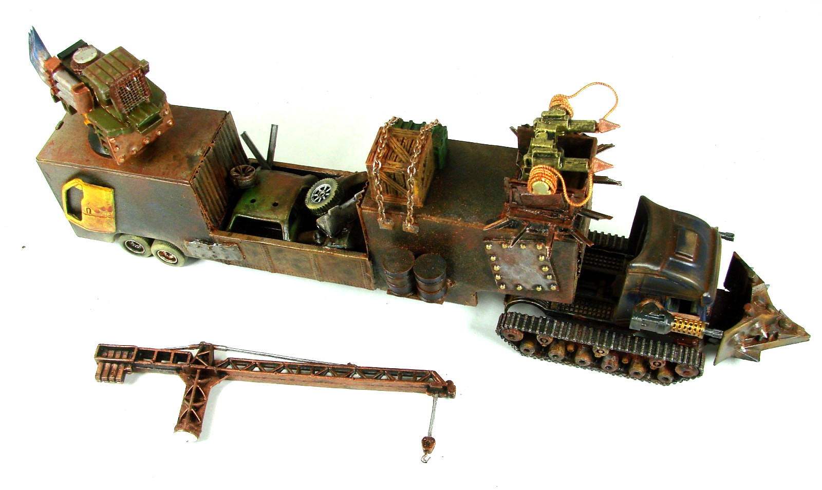 Gaslands War Rig Metal Scapper Custom Diecast 1/80 Mad Max Wastelands