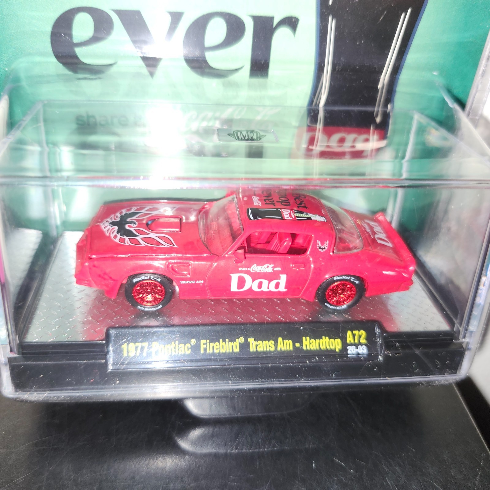 M2 Machines 1977 Pontiac Firebird Trans Am Hardtop – A72 “Dad” Chase 1/750