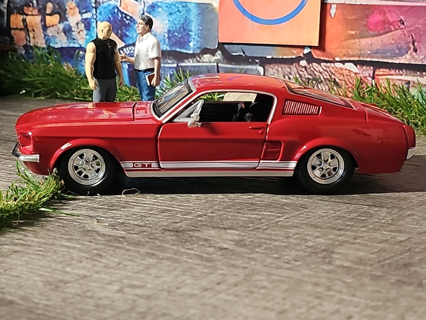 Maisto 1967 Ford Mustang GT Red 1:24 Diecast Car NO BOX