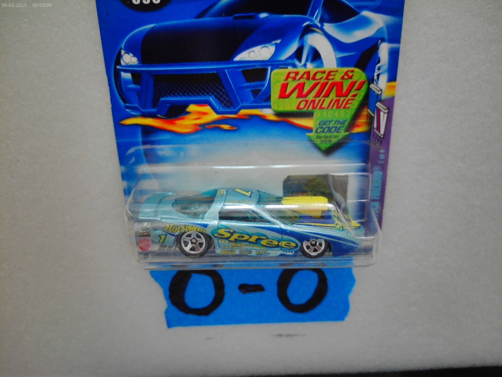 HOT WHEELS 3 WINDOW 34 1934 RED WHITE BLUE STARS 2/4 # 080 HW 1:64