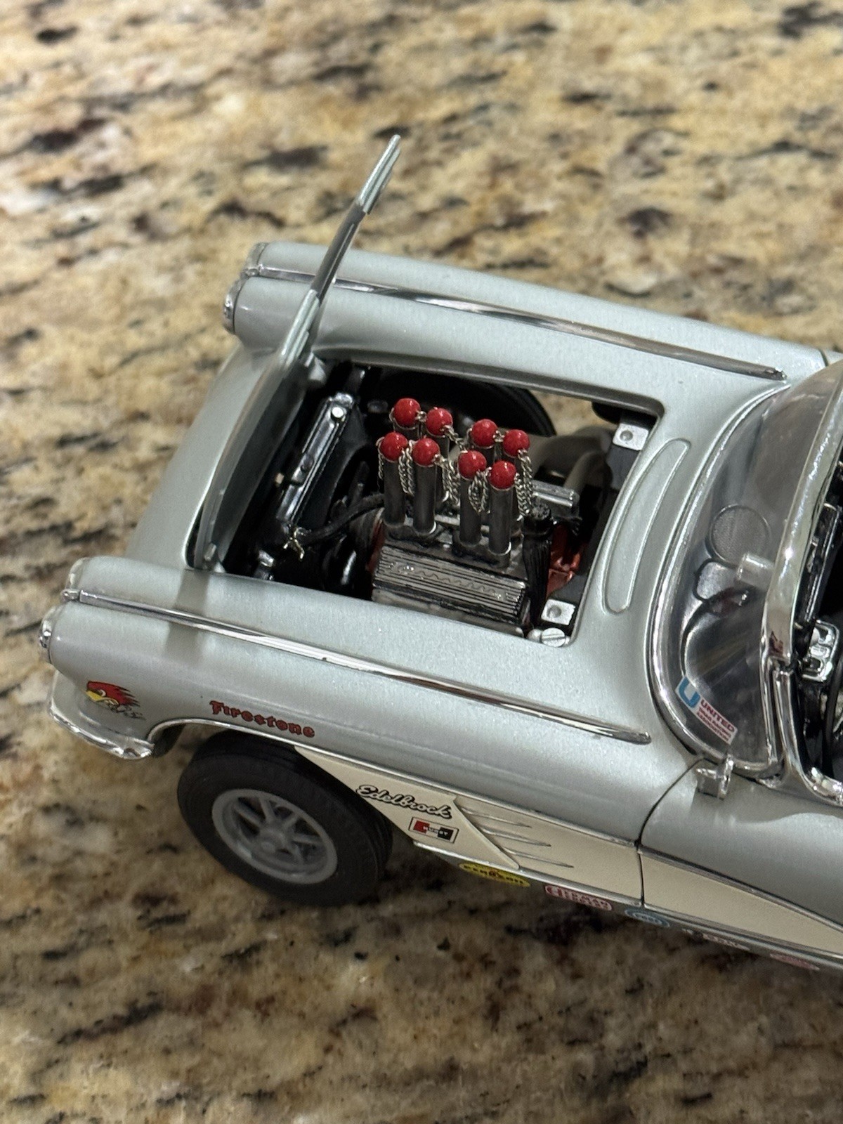 Danbury Mint 1961 Chevrolet Corvette “Gasser” 1:24 Scale – NOT COMPLETE