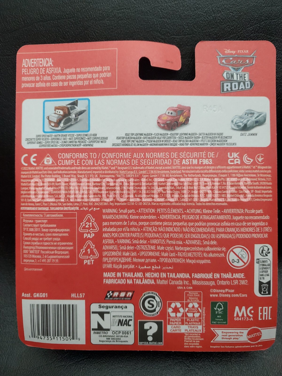 DISNEY CARS MINI RACERS SUPER SPEED MATER DATZ JAMMIN SALT 3 PACK FREE SHIP $15