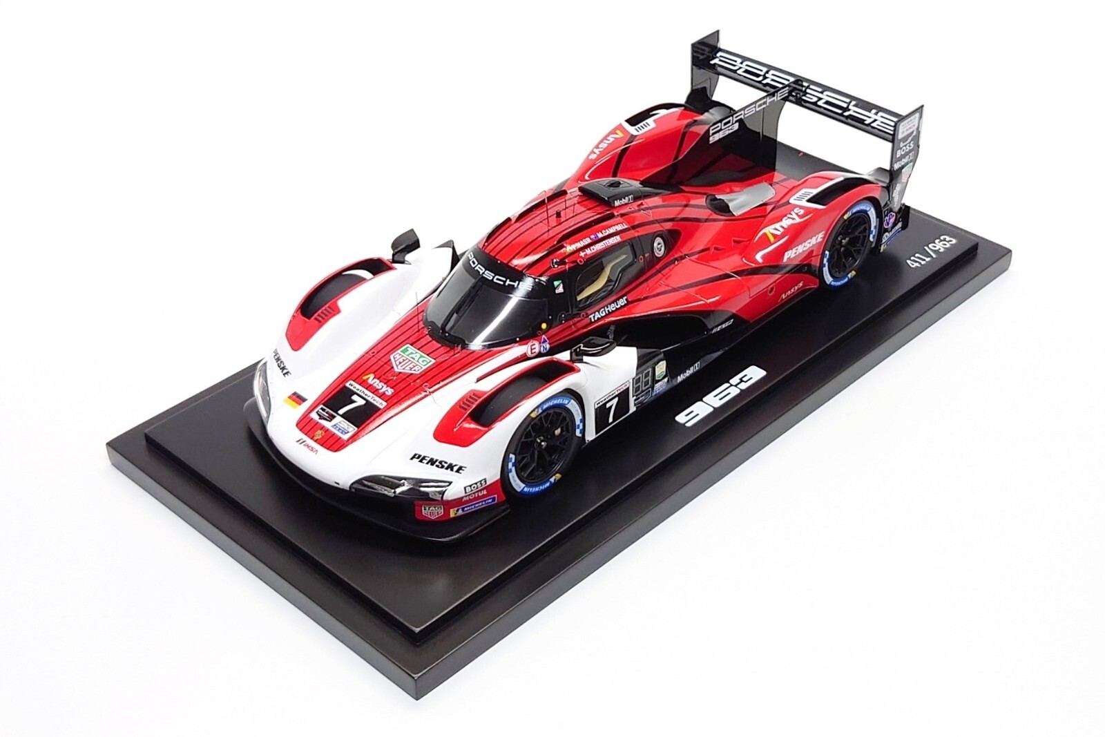 Spark 1:18 Porsche 963 #7 Penske – 24h Daytona 2023 (Dealer Edition)