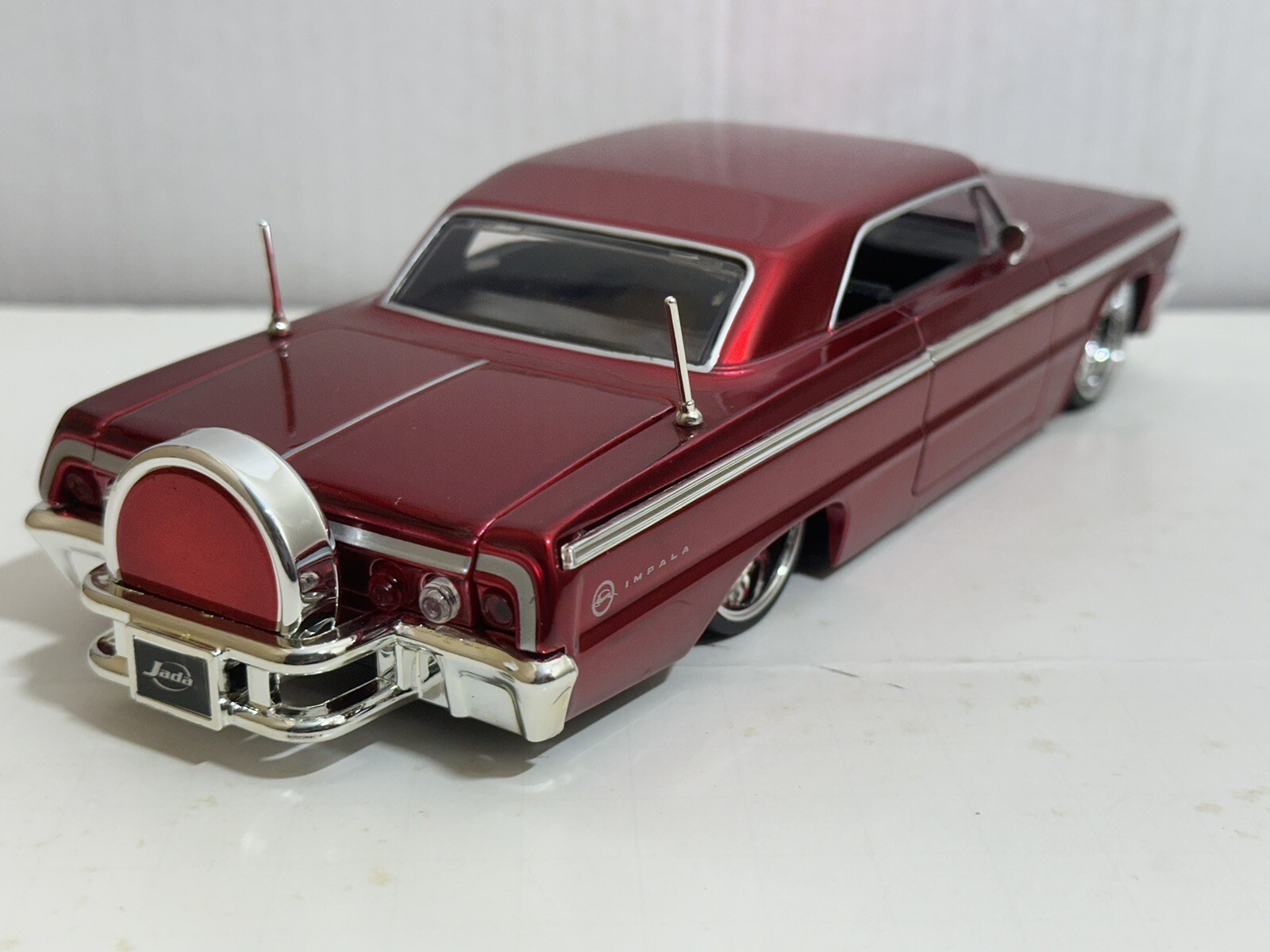 JADA BTK 1964 CHEVY IMPALA RED 1:24 DIECAST MODEL CAR NEW NO BOX