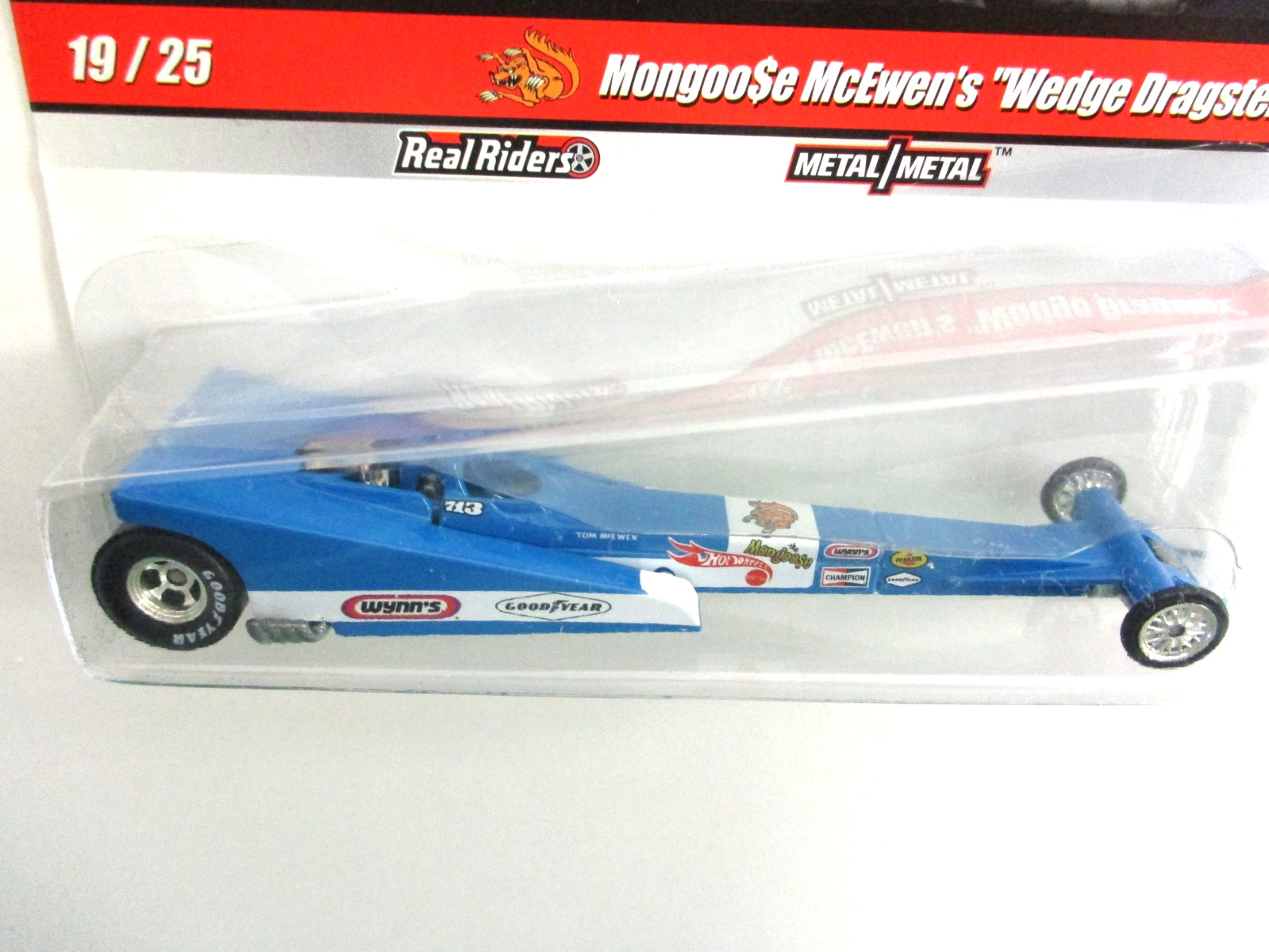 HOT WHEELS – DRAG STRIP DEMONS – TOM “MONGOOSE” McEWEN T/F WEDGE DRAGSTER