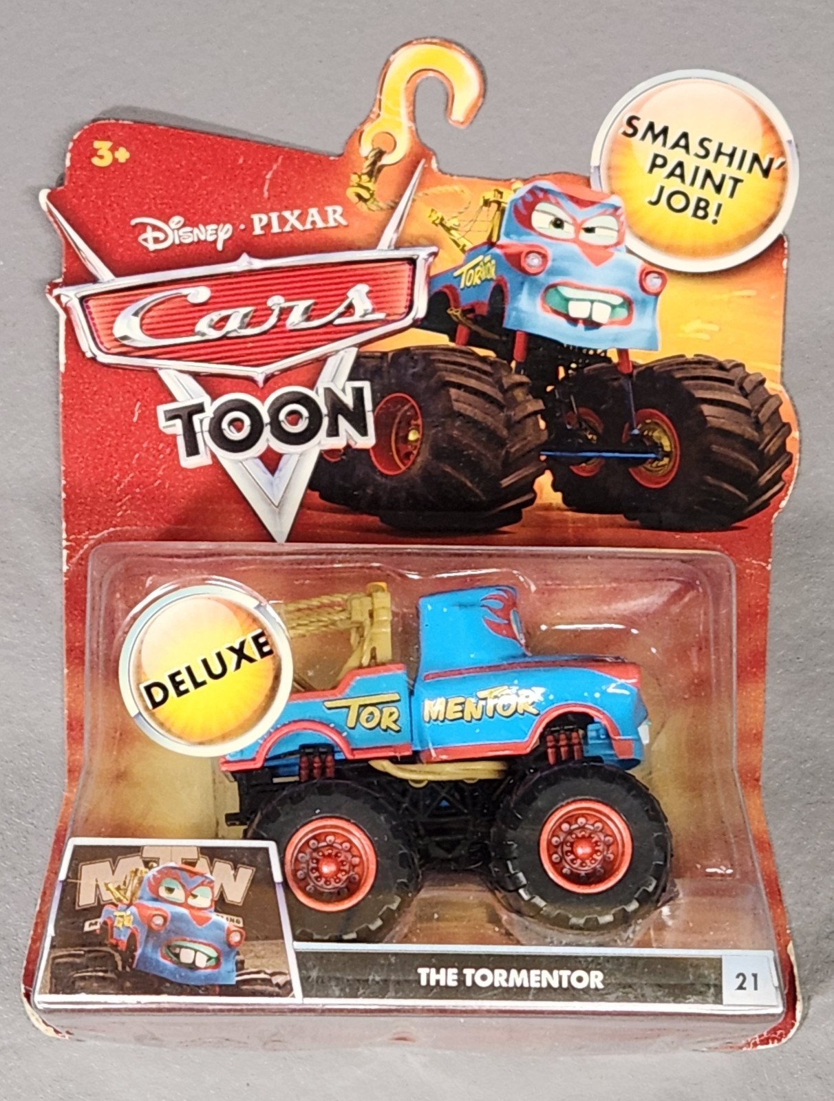 *NIB* Disney Pixar Cars Toon Deluxe ‘The Tormentor’ Diecast Car #21/FREE SHIP!