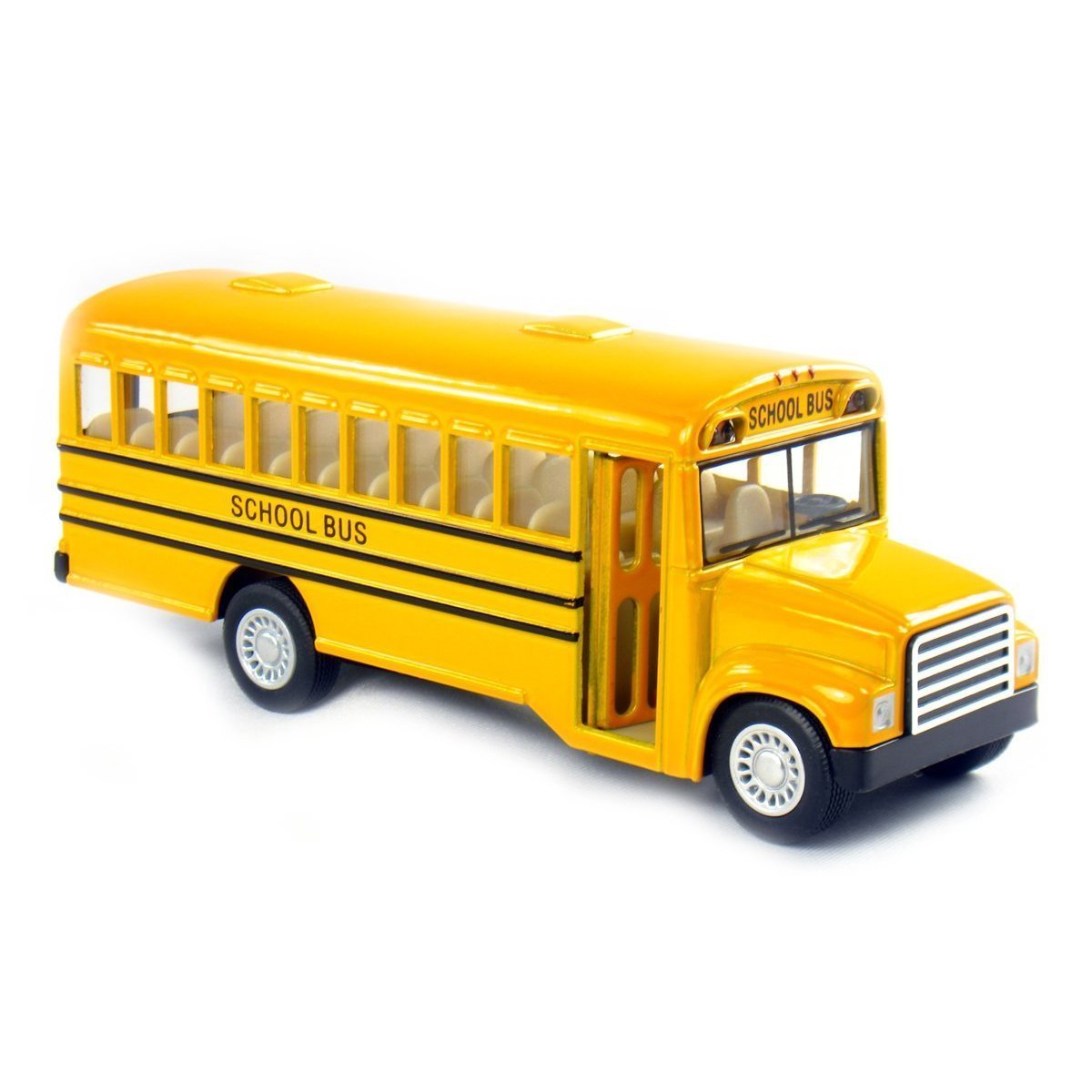 5″ Diecast School Bus with Pullback Action