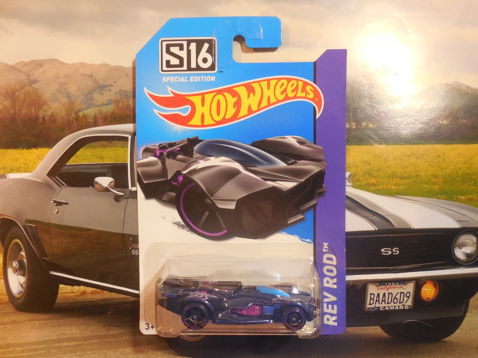Hot Wheels 2015 S16 Special Edition REV ROD TURBINE MAIL IN EUROPE ONLY FREE SHP