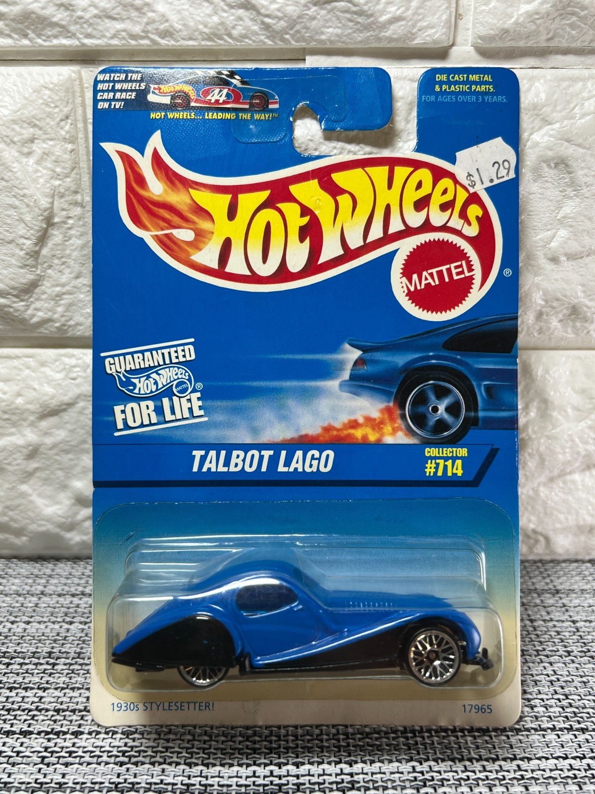 Hot Wheels Talbot Lago Collector #714 Blue/Black