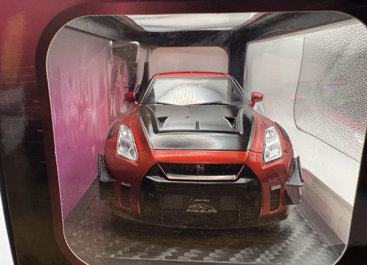 Jada Pink Slips Nissan GT-R R35 LBWK – Liberty Walk Body Kit 2.0 Red NEW