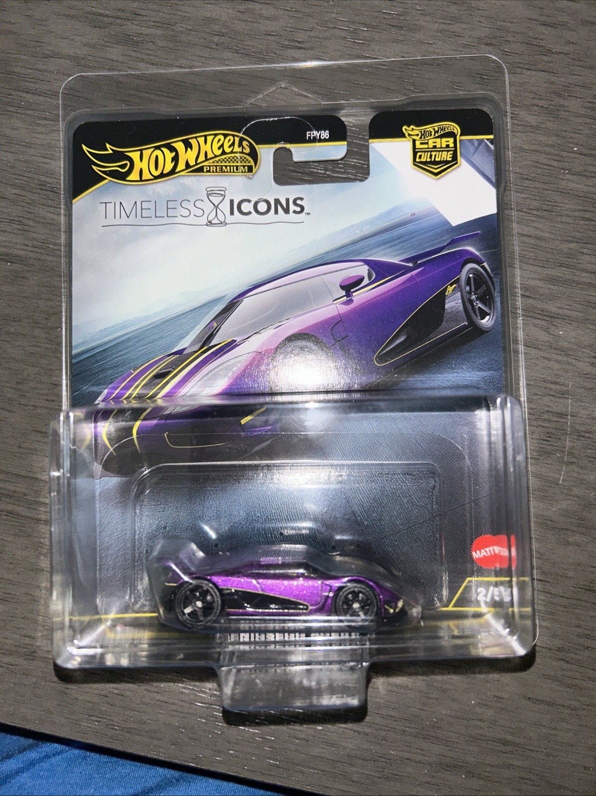Hot Wheels Premium Car Culture Timeless Icons Set Of 5 In Protectors