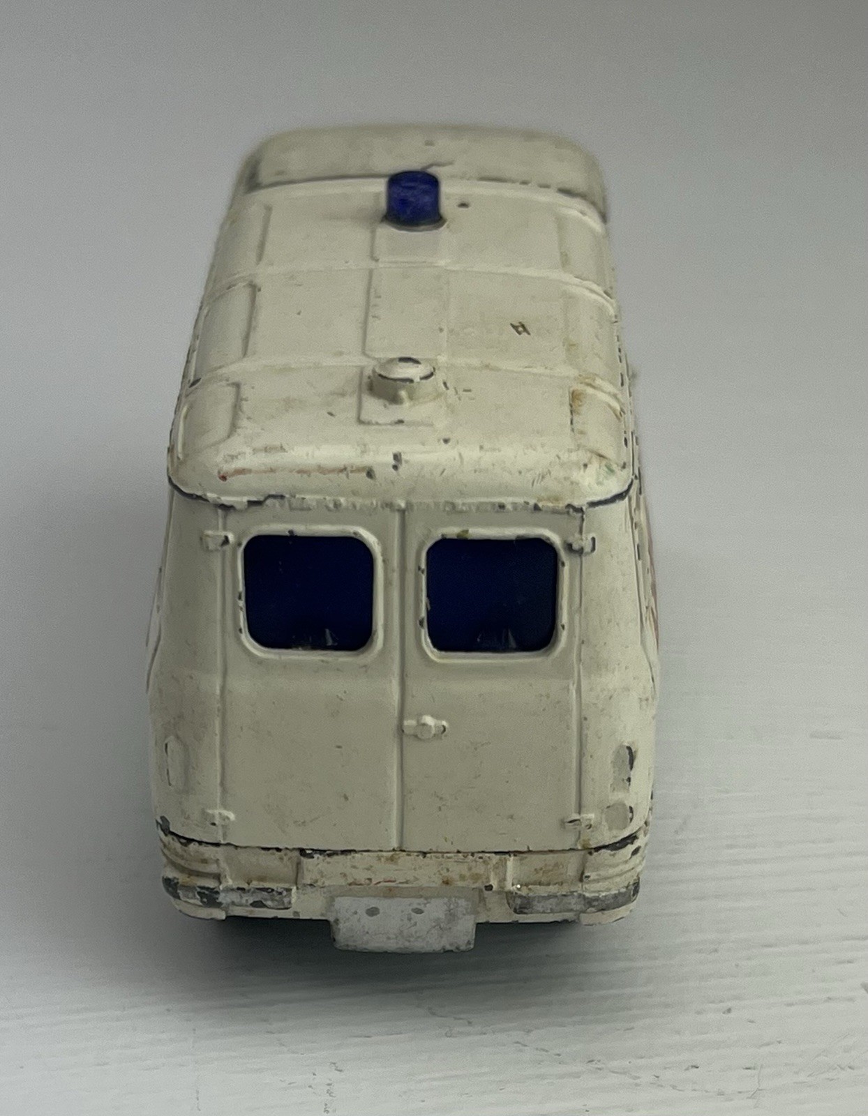 Corgi Toys Commer 3/4 ton chassis Ambulance White with Red Seats Removable Top
